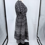 women Ace & Jig NWT Noah Dress in Chantilly Black White Dress 4X