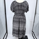women Ace & Jig NWT Noah Dress in Chantilly Black White Dress 4X