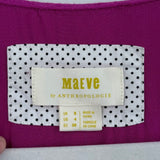 women Maeve - Anthro Breanna Wrap Midi Fuschia Dress 4