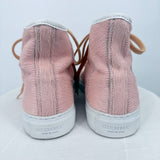 unisex Diemme Veneto High Italian Calf Hair Pink White Shoes IT40/US W 9.5 & M 7.5