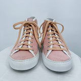 unisex Diemme Veneto High Italian Calf Hair Pink White Shoes IT40/US W 9.5 & M 7.5