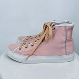 unisex Diemme Veneto High Italian Calf Hair Pink White Shoes IT40/US W 9.5 & M 7.5