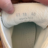 unisex Diemme Veneto High Italian Calf Hair Pink White Shoes IT40/US W 9.5 & M 7.5