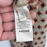 women Free People Snow Globe Pullover Brown Sweater XL