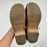 women Dansko Leather Sandals Brown Shoes 40/9.5