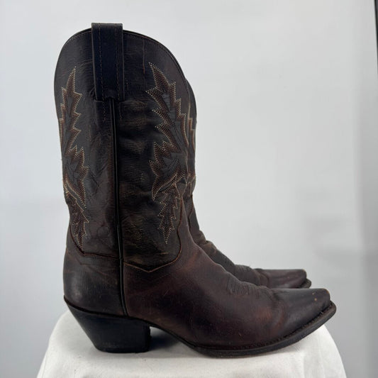women Dan Post Western Boot DP 3548 Brown Shoes 9