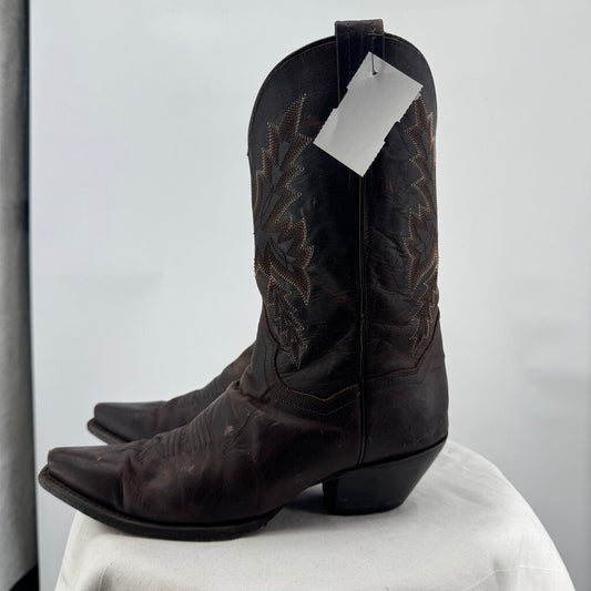 women Dan Post Western Boot DP 3548 Brown Shoes 9