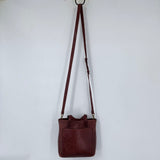 women Madewell Small Transport Leather Crossbody Brown Saddle Purse