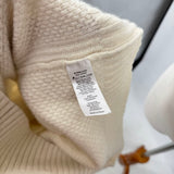 women Everlane Cashmere Crew Cream Sweater XS
