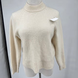 women Everlane Cashmere Crew Cream Sweater XS
