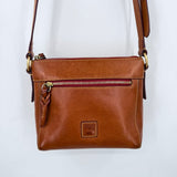 women Dooney & Bourke Florentine Allison Crossbody Natural Purse 8" H x 3" D x 8.5" L