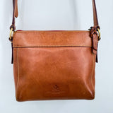 women Dooney & Bourke Florentine Allison Crossbody Natural Purse 8" H x 3" D x 8.5" L