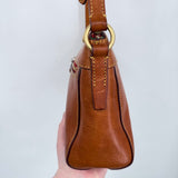 women Dooney & Bourke Florentine Allison Crossbody Natural Purse 8" H x 3" D x 8.5" L