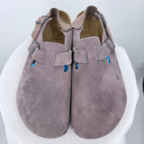 men Birkenstock Tokio Suede Clogs Faded Purple Shoes 44/11