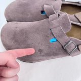men Birkenstock Tokio Suede Clogs Faded Purple Shoes 44/11