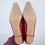 women C. Paravano Alva Double-Strap Block Heel Red Shoes 42/11.5