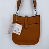 women Jessie James NWT Chelsea Concealed Carry Lock and Key Hobo Tan Purse