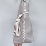 women Kate Spade Pratt Street Brandice Tote Gray Purse 13”L x 11”H x 6”W