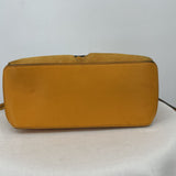 women Rag & Bone Micro Pilot Suede & Leather Satchel Goldenrod Purse
