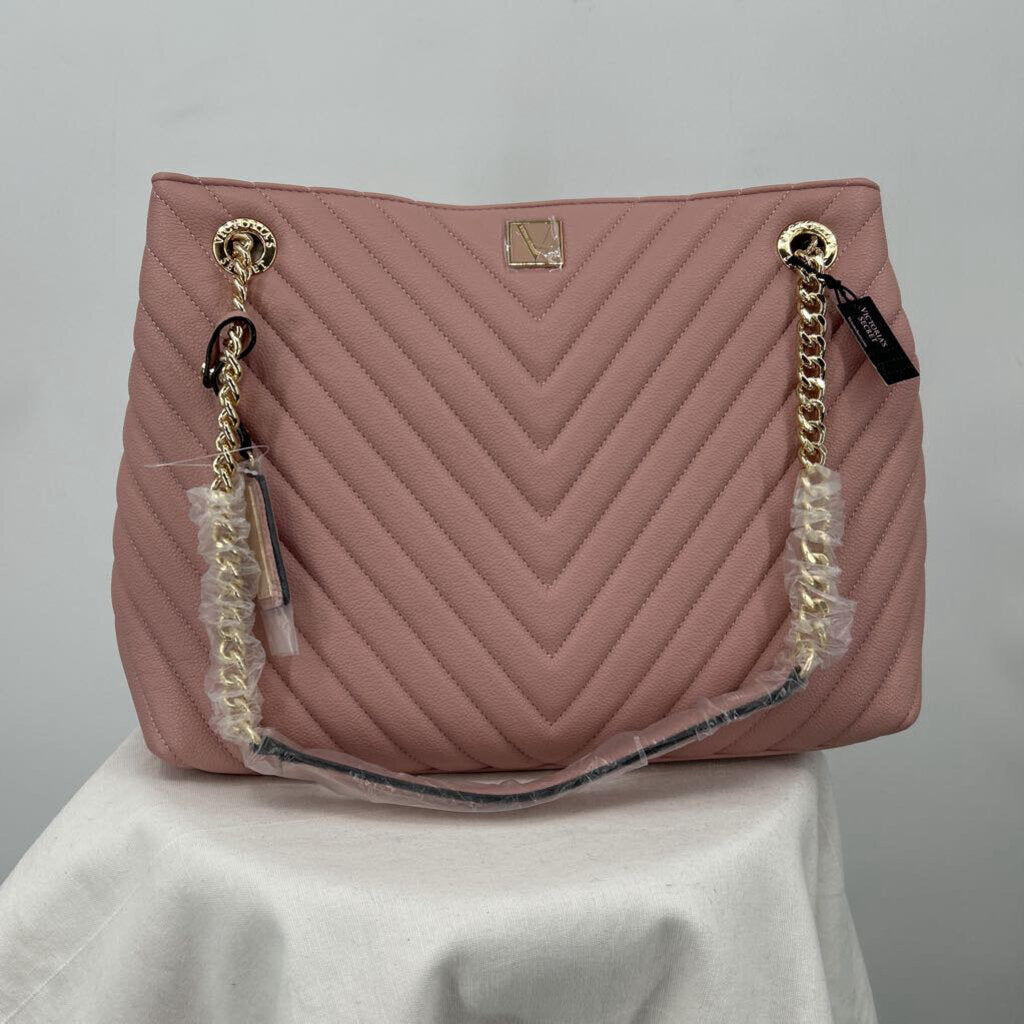women Victoria's Secret NWT The Victoria Shoulder Tote Orchid Blush Pink Purse