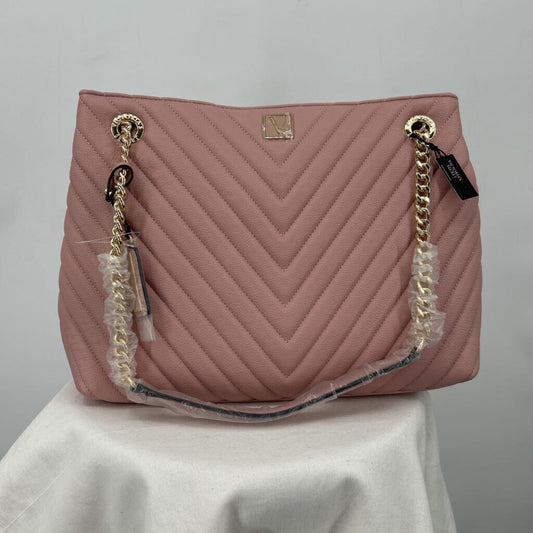 women Victoria's Secret NWT The Victoria Shoulder Tote Orchid Blush Pink Purse