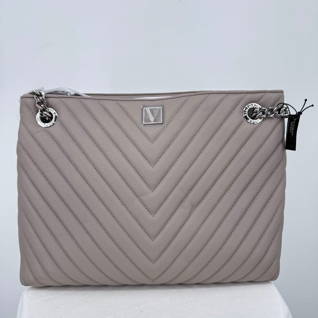 women Victoria's Secret NWT The Victoria Shoulder Tote Taupe Purse