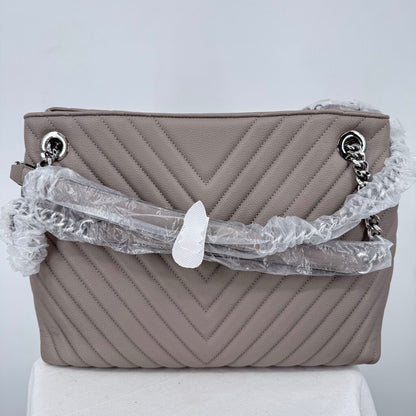 women Victoria's Secret NWT The Victoria Shoulder Tote Taupe Purse