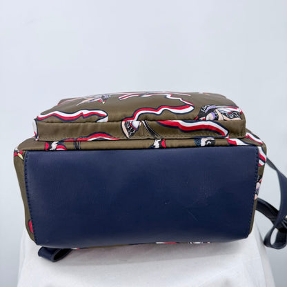 women Tommy Hilfiger Julia TH Bird Dome Backpack Olive Purse
