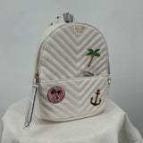 women Victoria's Secret NWT Vacay Mini Backpack White Purse
