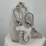 women Victoria's Secret NWT Vacay Mini Backpack White Purse