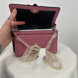 women Victoria's Secret NWT Floral Shoulder Bag Pink Purse