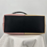 women Victoria's Secret NWT Pieced Top Handle Crossbody Pink Tan Black Purse