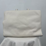 women Calvin Klein Platinum Crossbody Satchel Ivory Purse