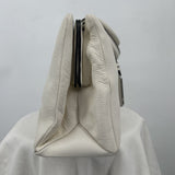 women Calvin Klein Platinum Crossbody Satchel Ivory Purse