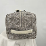 women Calvin Klein Python Duffle Cream & Gray Purse