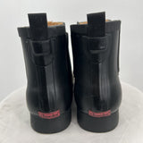 women Chooka Rubber Chelsea Boots Black Shoes 8