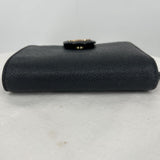 women Coach Snap Wallet Black Purse