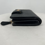 women Coach Snap Wallet Black Purse