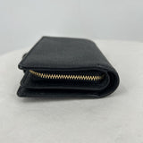 women Coach Snap Wallet Black Purse