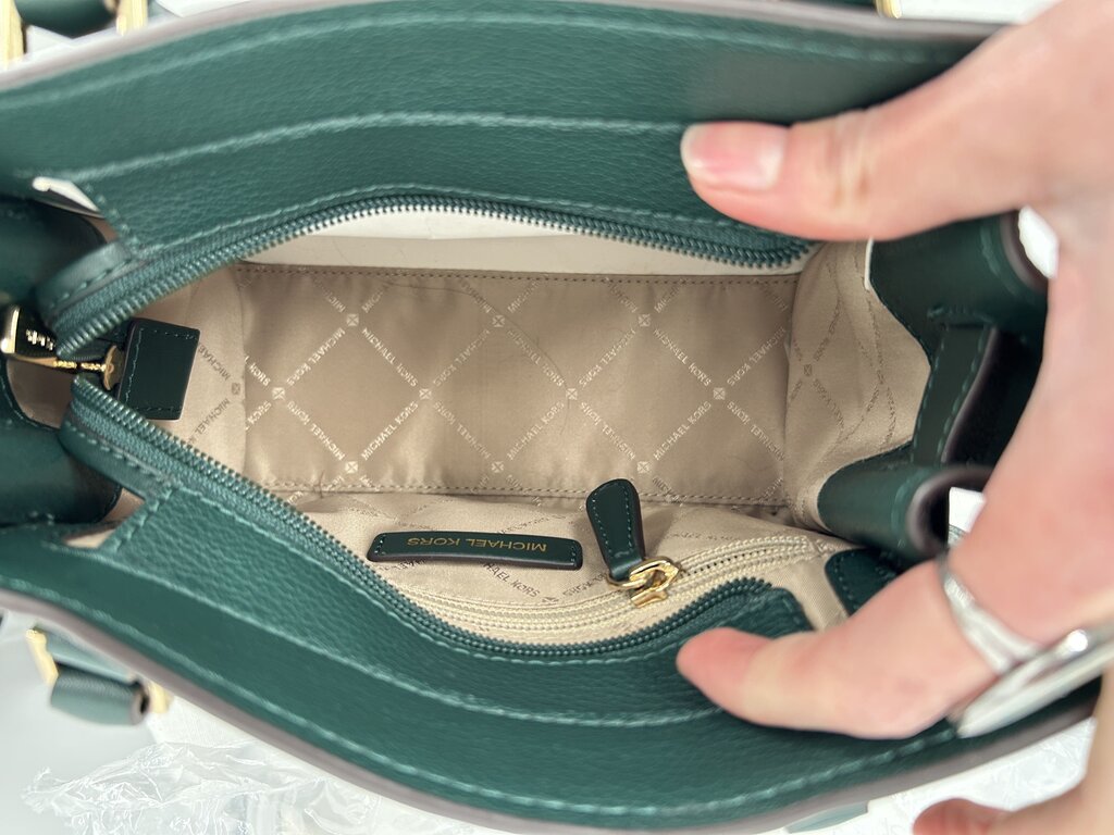 women Michael Kors Michael Kors Green Handbag Racing Green Purse
