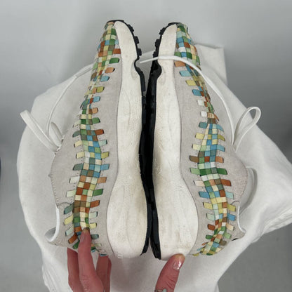 women Nike Air Footscape Woven Rainbow Shoes 8.5
