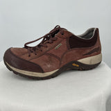women Dansko Paisley Waterproof Trail Hiking Sneaker Rust Brown Shoes 37/6.5