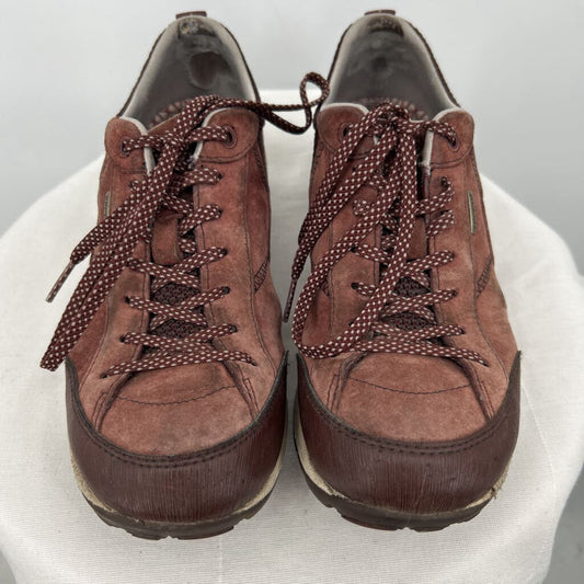 women Dansko Paisley Waterproof Trail Hiking Sneaker Rust Brown Shoes 37/6.5