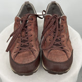 women Dansko Paisley Waterproof Trail Hiking Sneaker Rust Brown Shoes 37/6.5