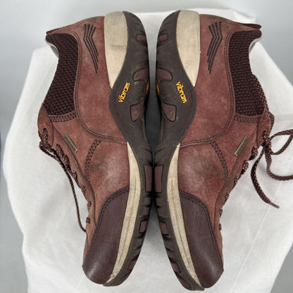 women Dansko Paisley Waterproof Trail Hiking Sneaker Rust Brown Shoes 37/6.5