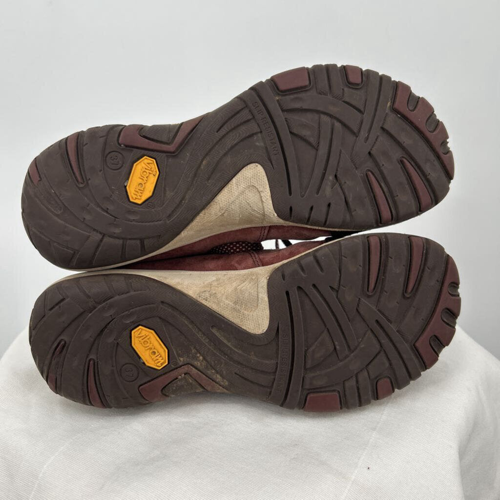 women Dansko Paisley Waterproof Trail Hiking Sneaker Rust Brown Shoes 37/6.5