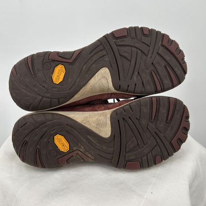 women Dansko Paisley Waterproof Trail Hiking Sneaker Rust Brown Shoes 37/6.5