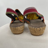 women Toni Pons Norma Striped Espedrille Multi Shoes 39/8.5