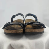 women Birkenstock Franca Patent Sandal Black Shoes 38/7