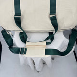 women All-In Summit Duffle Cream and Green Purse